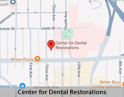 Map image for Smile Makeover in San Diego, CA